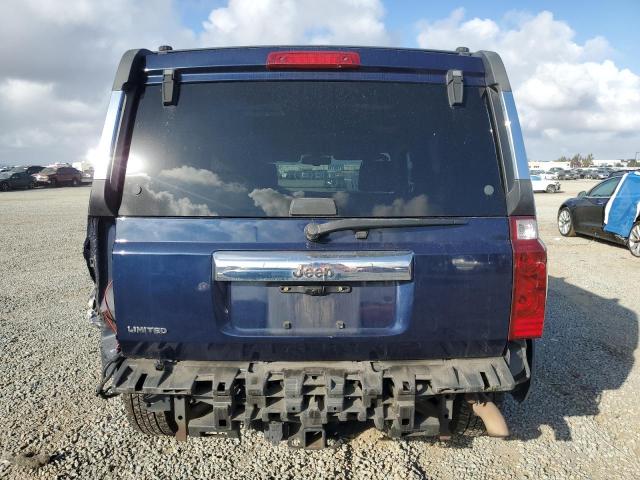 1J8HH58N16C125825 - 2006 JEEP COMMANDER LIMITED ლურჯი ფოტო 6