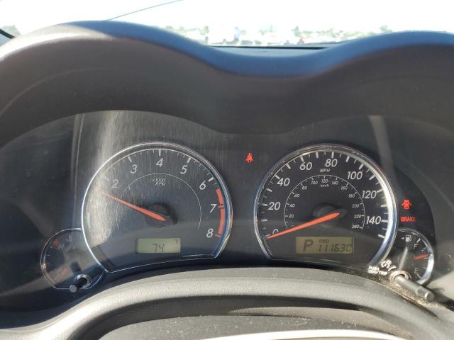 5YFBU4EE1DP221255 - 2013 TOYOTA COROLLA BASE ვერცხლისფერი ფოტო 9