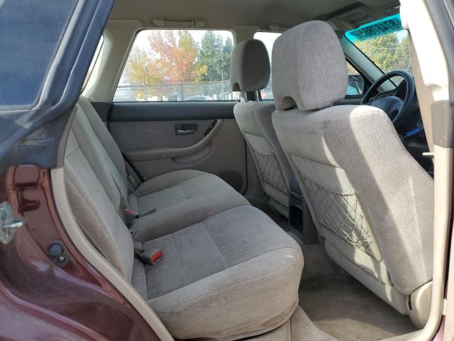 4S3BH665417615960 - 2001 SUBARU LEGACY OUTBACK BURGUNDY photo 11