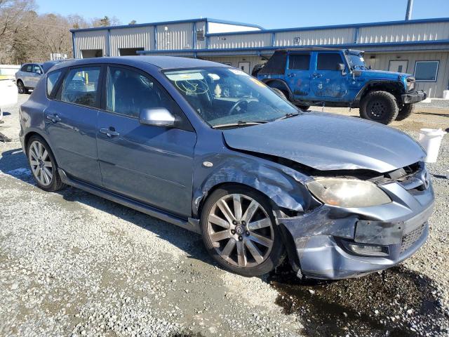 JM1BK34M881829938 - 2008 MAZDA SPEED 3 ლურჯი ფოტო 4