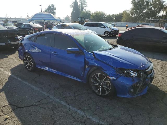 2HGFC1E55KH706215 - 2019 HONDA CIVIC SI 蓝色 照片 4