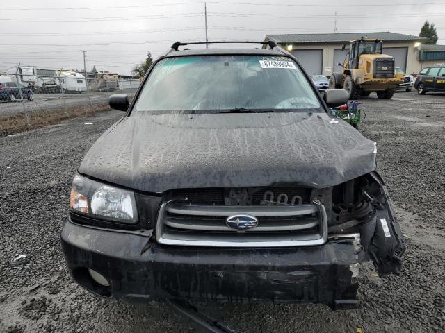 JF1SG65683H705256 - 2003 SUBARU FORESTER 2.5XS შავი ფოტო 5