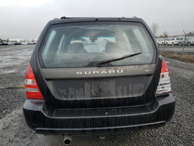 JF1SG65683H705256 - 2003 SUBARU FORESTER 2.5XS შავი ფოტო 6