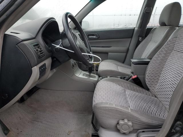 JF1SG65683H705256 - 2003 SUBARU FORESTER 2.5XS შავი ფოტო 7