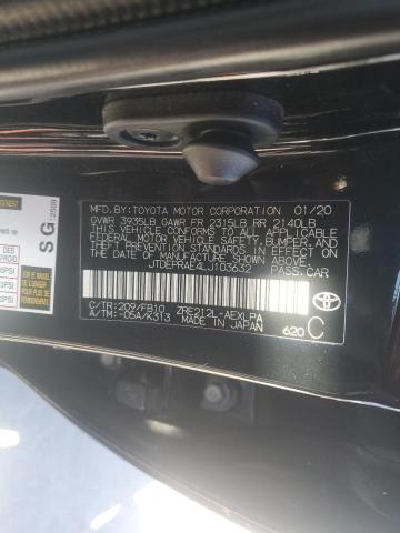 JTDEPRAE4LJ103632 - 2020 TOYOTA COROLLA LE გრაფიტი ფოტო 12