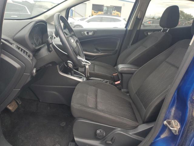 MAJ3S2GE1LC385095 - 2020 FORD ECOSPORT SE Көк фото 7