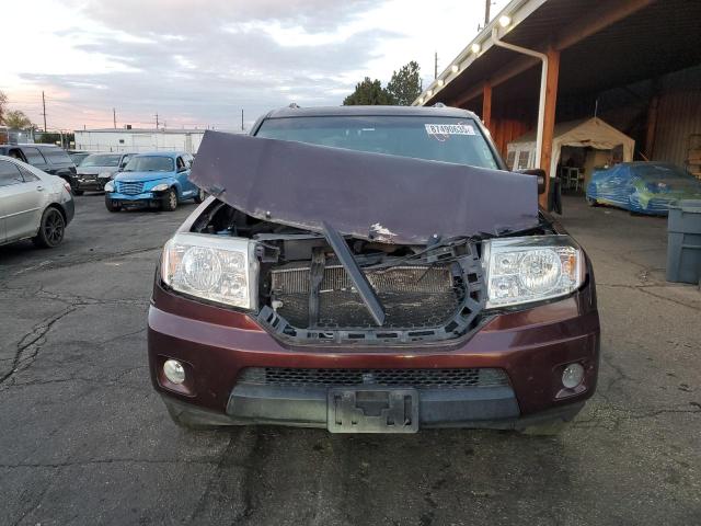 5FNYF4H4XAB003846 - 2010 HONDA PILOT EX 勃艮第红 照片 5