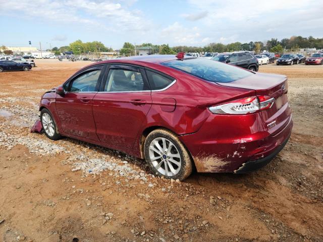 3FA6P0HDXKR193408 - 2019 FORD FUSION SE MAROON photo 2