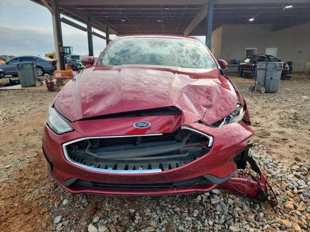 3FA6P0HDXKR193408 - 2019 FORD FUSION SE MAROON photo 5