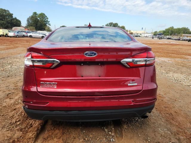 3FA6P0HDXKR193408 - 2019 FORD FUSION SE MAROON photo 6