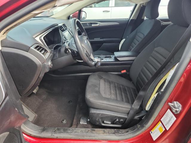 3FA6P0HDXKR193408 - 2019 FORD FUSION SE MAROON photo 7