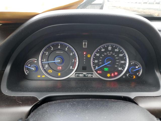 5J6TF2H51FL001358 - 2015 HONDA CROSSTOUR EXL თეთრი ფოტო 9