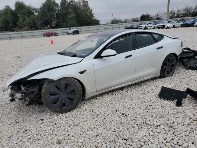 5YJSA1E60PF503113 - 2023 TESLA MODEL S WHITE photo 1