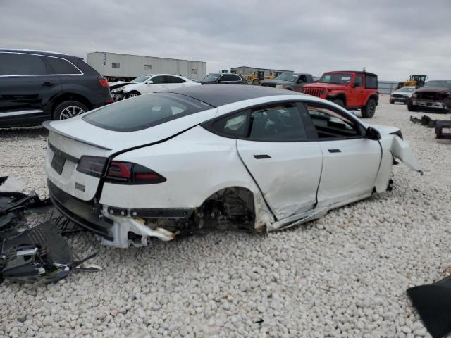 5YJSA1E60PF503113 - 2023 TESLA MODEL S WHITE photo 3