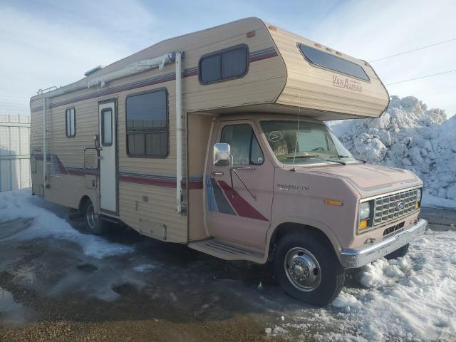 1987 FORD ECONOLINE E350 CUTAWAY VAN, 