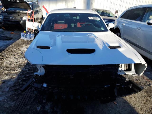 2C3CDZFJ2PH696344 - 2023 DODGE CHALLENGER R/T SCAT PACK WHITE photo 5