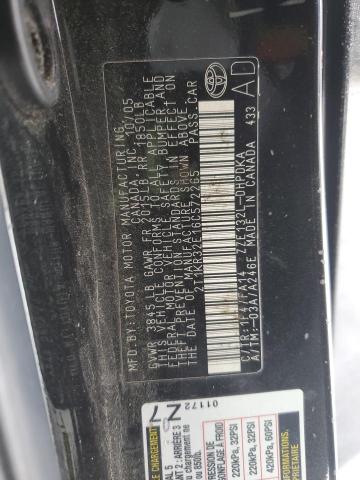 2T1KR32E16C572265 - 2006 TOYOTA COROLLA MA XR BLACK photo 12