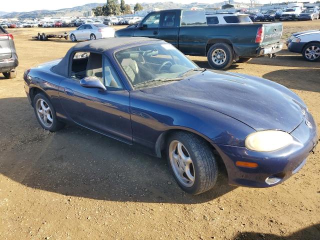 JM1NB353320233605 - 2002 MAZDA MX-5 MIATA BASE BLUE photo 4