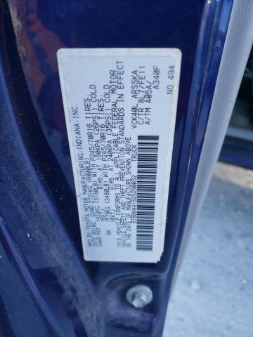 5TBBN44162S290032 - 2002 TOYOTA TUNDRA ACCESS CAB SR5 BLUE photo 12