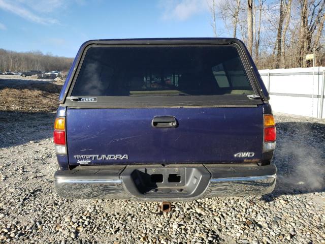 5TBBN44162S290032 - 2002 TOYOTA TUNDRA ACCESS CAB SR5 BLUE photo 6
