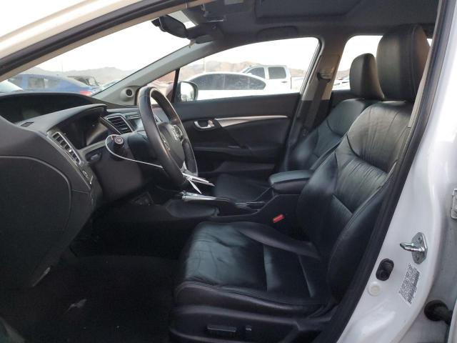 19XFB2F9XFE248553 - 2015 HONDA CIVIC EXL თეთრი ფოტო 7