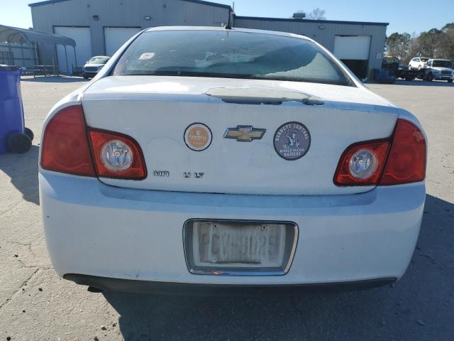 1G1ZC5E14BF262030 - 2011 CHEVROLET MALIBU 1LT WHITE photo 6