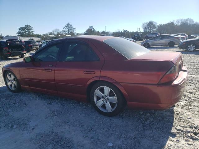 1LNFM87A06Y629064 - 2006 LINCOLN LS 红色 照片 2