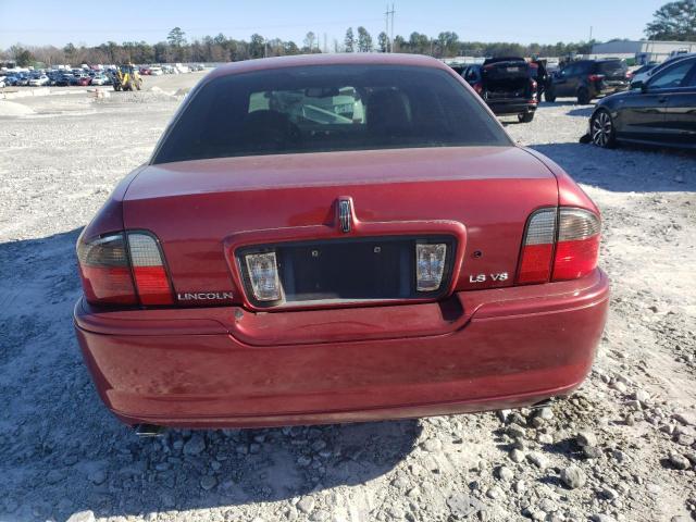1LNFM87A06Y629064 - 2006 LINCOLN LS 红色 照片 6