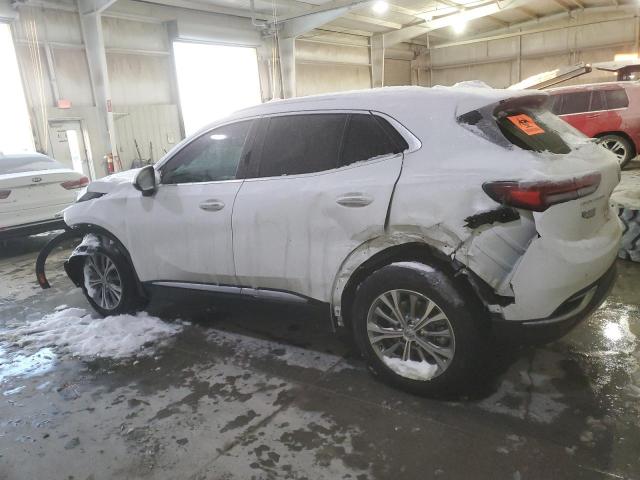 LRBAZLR4XND158555 - 2022 BUICK ENVISION PREFERRED WHITE photo 2