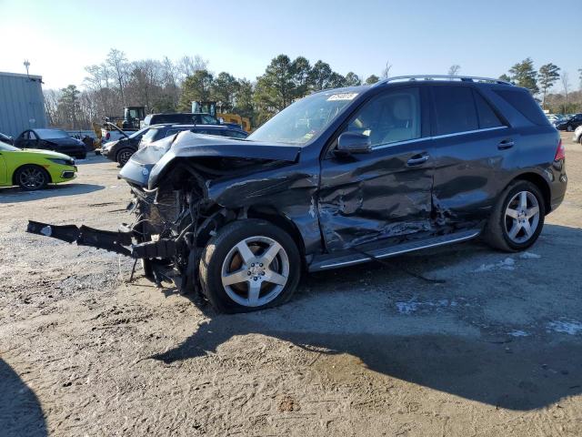 4JGDA5HB0EA344927 - 2014 MERCEDES-BENZ ML 350 4MATIC GRAY photo 1