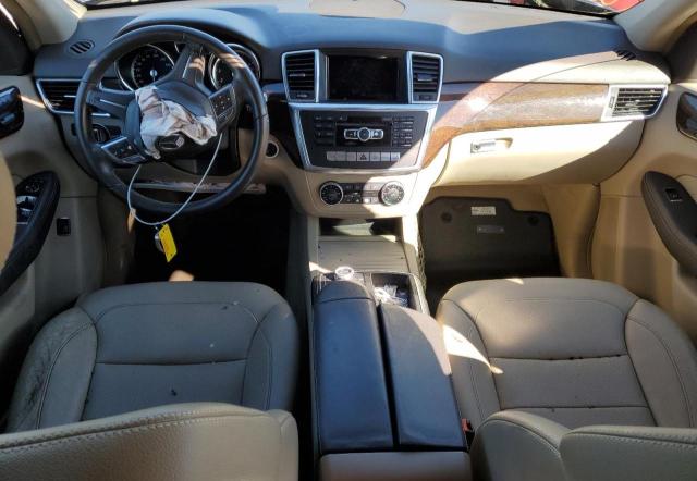 4JGDA5HB0EA344927 - 2014 MERCEDES-BENZ ML 350 4MATIC GRAY photo 8