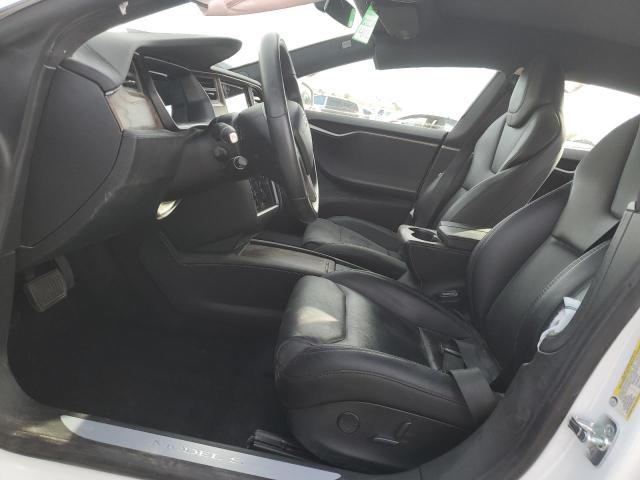 5YJSA1E29JF297553 - 2018 TESLA MODEL S WHITE photo 7