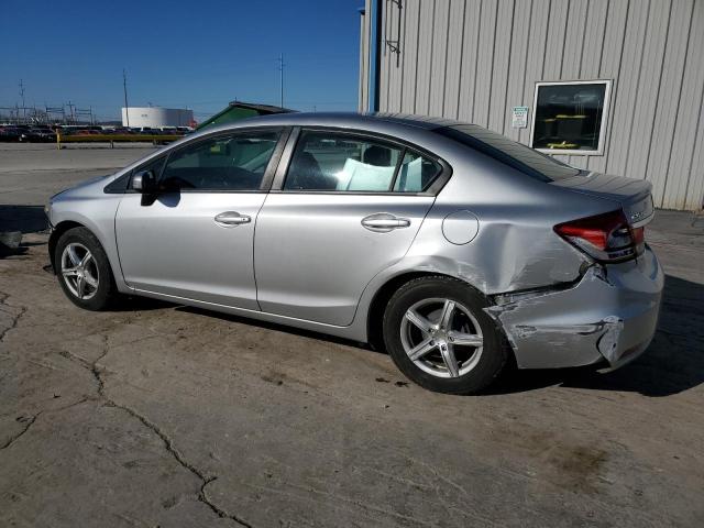 19XFB2F52EE262409 - 2014 HONDA CIVIC LX SILVER photo 2