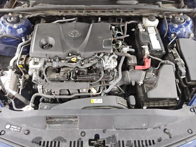 4T1G11AK4RU243684 - 2024 TOYOTA CAMRY SE NIGHT SHADE BLUE photo 11