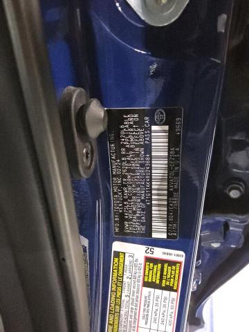 4T1G11AK4RU243684 - 2024 TOYOTA CAMRY SE NIGHT SHADE BLUE photo 12