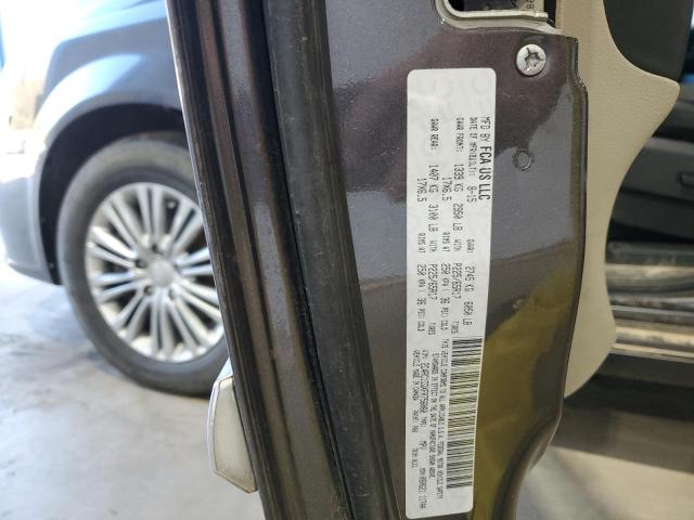 2C4RC1CGXFR756060 - 2015 CHRYSLER TOWN & COU TOURING L CHARCOAL photo 13