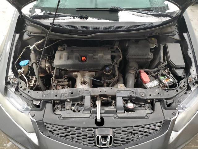 2HGFG3B12CH535409 - 2012 HONDA CIVIC EXL ნაცრისფერი ფოტო 11