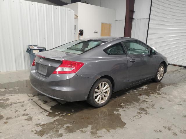 2HGFG3B12CH535409 - 2012 HONDA CIVIC EXL ნაცრისფერი ფოტო 3