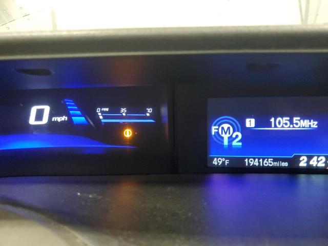 2HGFG3B12CH535409 - 2012 HONDA CIVIC EXL ნაცრისფერი ფოტო 9