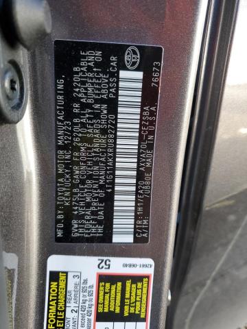 4T1G11AKXRU882720 - 2024 TOYOTA CAMRY SE NIGHT SHADE GRAY photo 13