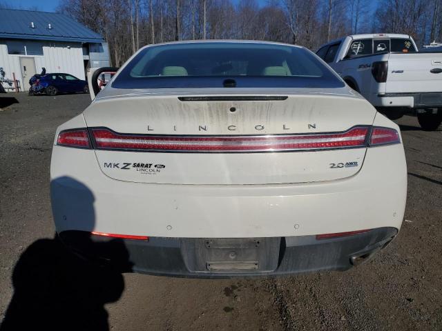 3LN6L2J94DR817273 - 2013 LINCOLN MKZ WHITE photo 6