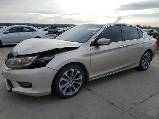1HGCR2F51EA227685 - 2014 HONDA ACCORD SPORT ბეჟი ფოტო 1