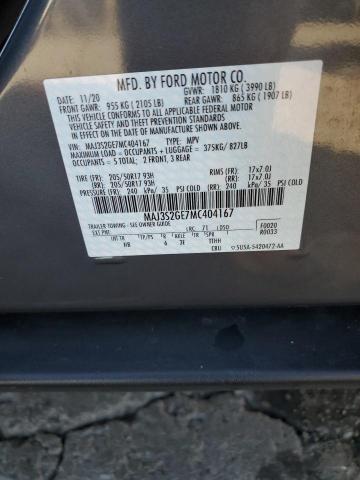 MAJ3S2GE7MC404167 - 2021 FORD ECOSPORT SE ნაცრისფერი ფოტო 13