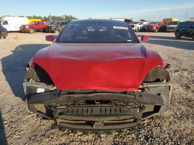 5YJSA1H18EFP65782 - 2014 TESLA MODEL S RED photo 5