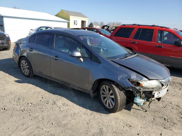 19XFB2F93CE334959 - 2012 HONDA CIVIC EXL ნაცრისფერი ფოტო 4