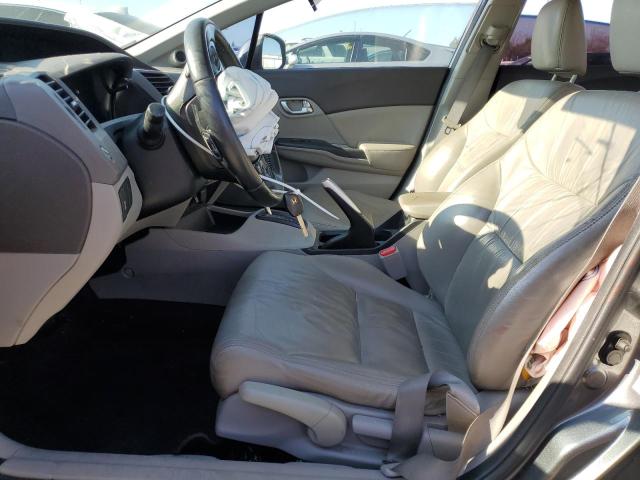 19XFB2F93CE334959 - 2012 HONDA CIVIC EXL ნაცრისფერი ფოტო 7
