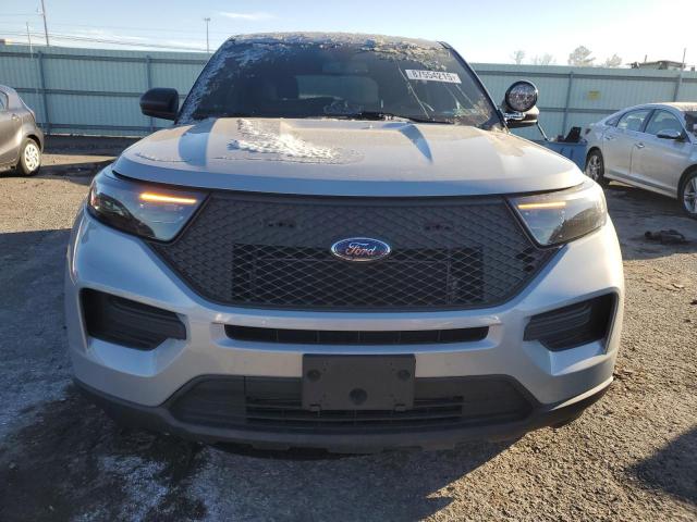 1FM5K8AB1MGA17607 - 2021 FORD EXPLORER POLICE INTERCEPTOR 灰色 照片 5
