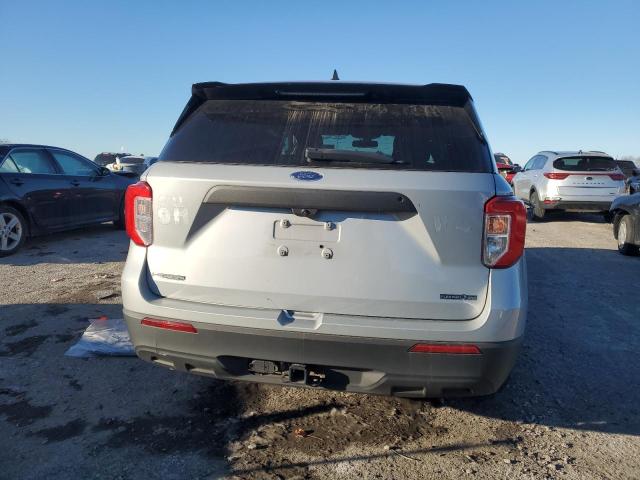 1FM5K8AB1MGA17607 - 2021 FORD EXPLORER POLICE INTERCEPTOR 灰色 照片 6