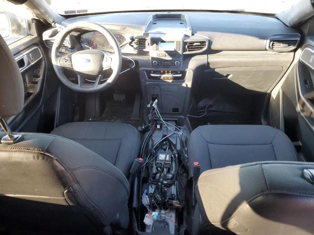 1FM5K8AB1MGA17607 - 2021 FORD EXPLORER POLICE INTERCEPTOR 灰色 照片 8