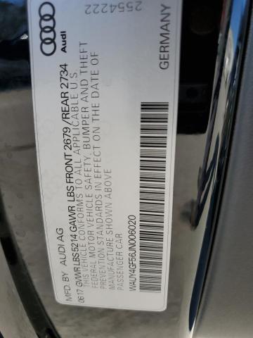 WAUY4GF56JN006020 - 2018 AUDI S5 PREMIUM PLUS 黑色 照片 12